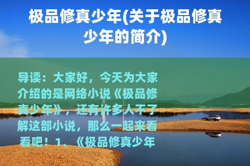 极品修真少年(关于极品修真少年的简介)