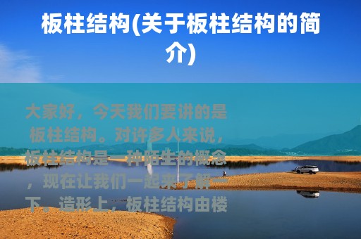 板柱结构(关于板柱结构的简介)