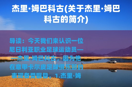 杰里·姆巴科古(关于杰里·姆巴科古的简介)