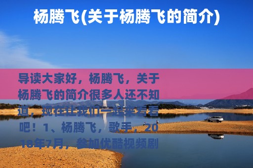 杨腾飞(关于杨腾飞的简介)