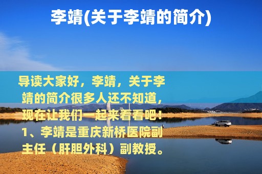 李靖(关于李靖的简介)