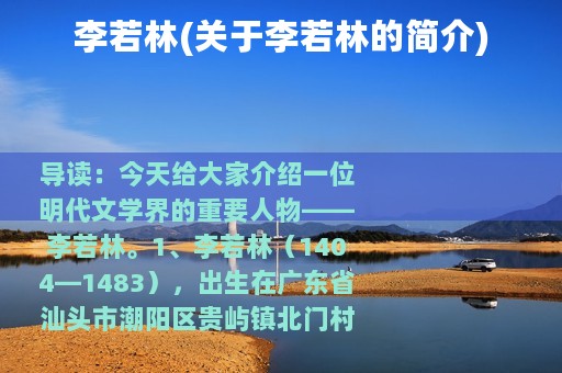 李若林(关于李若林的简介)