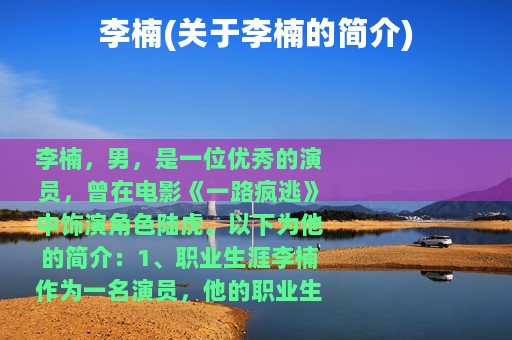 李楠(关于李楠的简介)