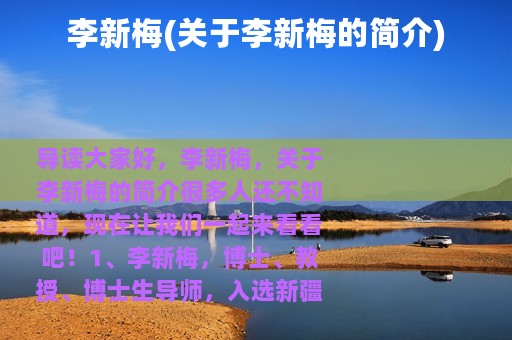 李新梅(关于李新梅的简介)