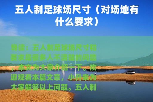 五人制足球场尺寸（对场地有什么要求）