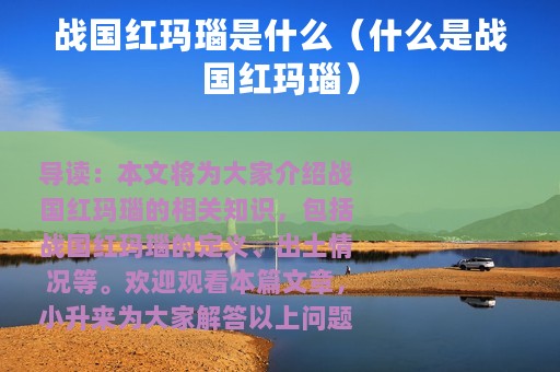 战国红玛瑙是什么（什么是战国红玛瑙）