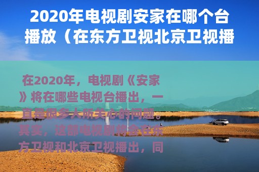 2020年电视剧安家在哪个台播放（在东方卫视北京卫视播出）