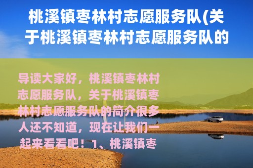 桃溪镇枣林村志愿服务队(关于桃溪镇枣林村志愿服务队的简介)