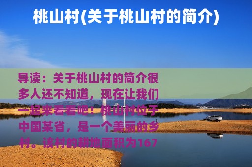 桃山村(关于桃山村的简介)