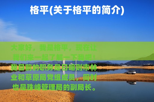 格平(关于格平的简介)