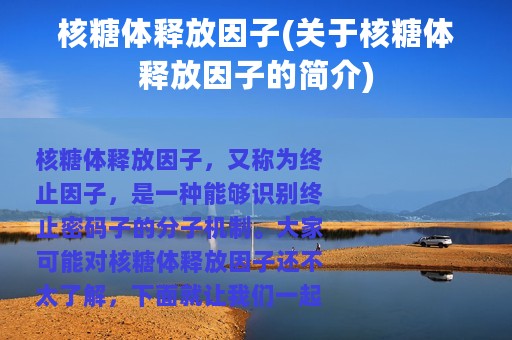 核糖体释放因子(关于核糖体释放因子的简介)