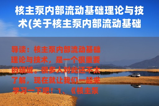 核主泵内部流动基础理论与技术(关于核主泵内部流动基础理论与技术的简介)