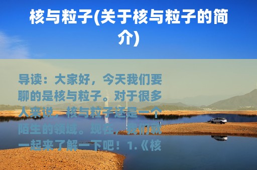 核与粒子(关于核与粒子的简介)