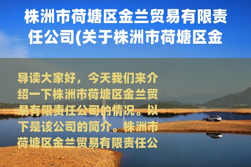 株洲市荷塘区金兰贸易有限责任公司(关于株洲市荷塘区金兰贸易有限责任公司的简介)