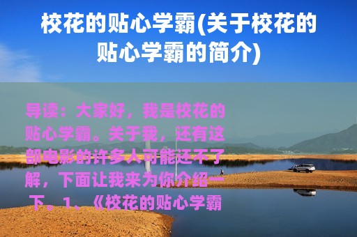 校花的贴心学霸(关于校花的贴心学霸的简介)