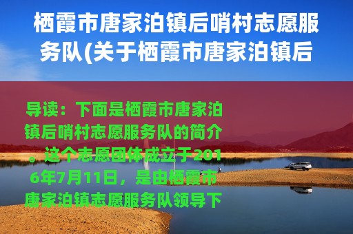 栖霞市唐家泊镇后哨村志愿服务队(关于栖霞市唐家泊镇后哨村志愿服务队的简介)