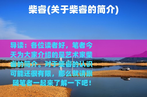 柴睿(关于柴睿的简介)