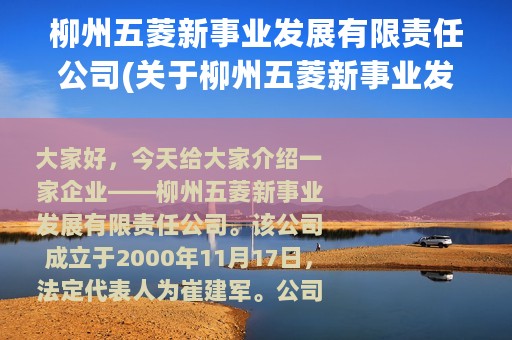 柳州五菱新事业发展有限责任公司(关于柳州五菱新事业发展有限责任公司的简介)
