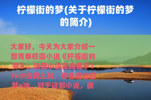 柠檬街的梦(关于柠檬街的梦的简介)