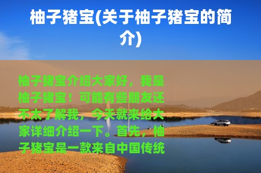 柚子猪宝(关于柚子猪宝的简介)