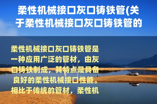 柔性机械接口灰口铸铁管(关于柔性机械接口灰口铸铁管的简介)