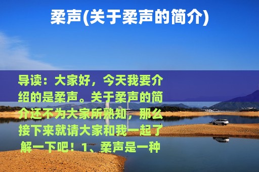 柔声(关于柔声的简介)