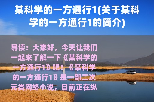 某科学的一方通行1(关于某科学的一方通行1的简介)