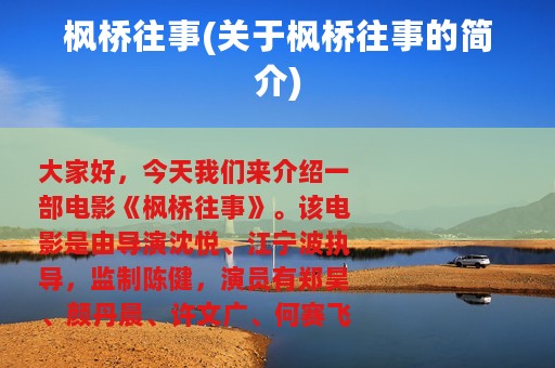 枫桥往事(关于枫桥往事的简介)