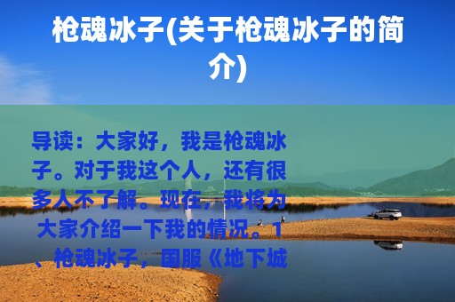 枪魂冰子(关于枪魂冰子的简介)