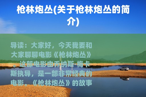 枪林炮丛(关于枪林炮丛的简介)