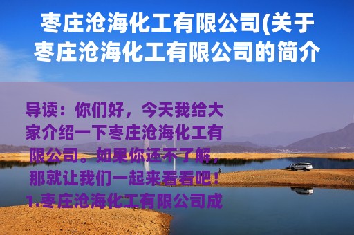 枣庄沧海化工有限公司(关于枣庄沧海化工有限公司的简介)