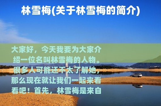 林雪梅(关于林雪梅的简介)