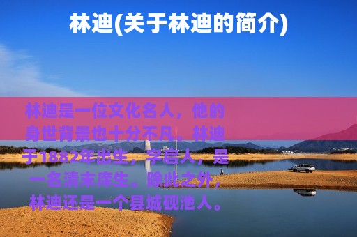 林迪(关于林迪的简介)