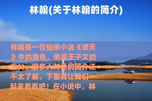 林翰(关于林翰的简介)