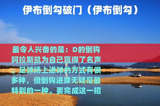 伊布倒勾破门（伊布倒勾）