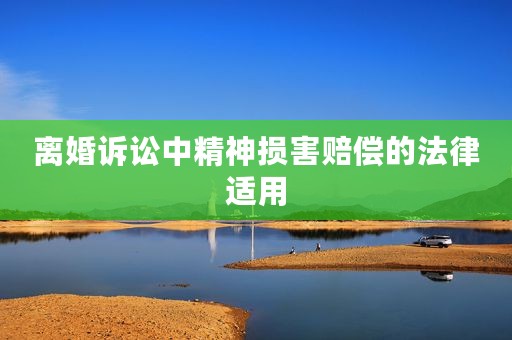 离婚诉讼中精神损害赔偿的法律适用