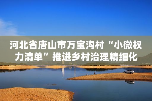 河北省唐山市万宝沟村“小微权力清单”推进乡村治理精细化