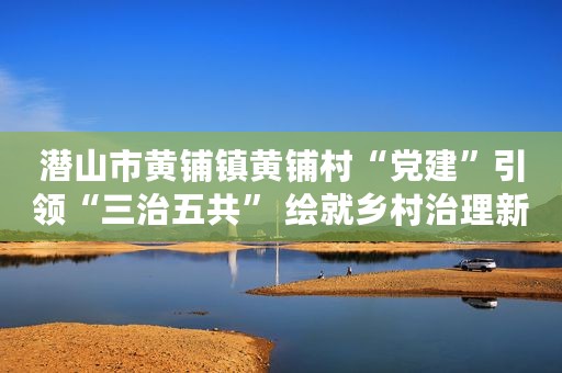 潜山市黄铺镇黄铺村“党建”引领“三治五共” 绘就乡村治理新画卷