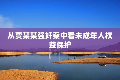 从贾某某强奸案中看未成年人权益保护