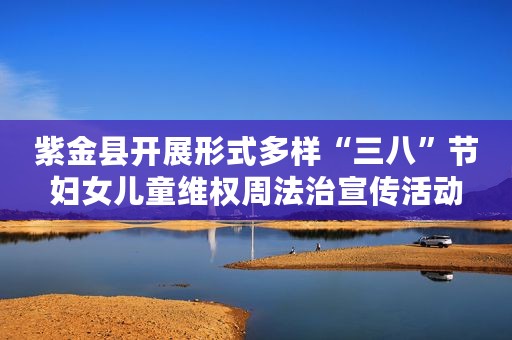 紫金县开展形式多样“三八”节妇女儿童维权周法治宣传活动