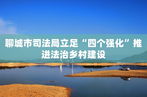 聊城市司法局立足“四个强化”推进法治乡村建设
