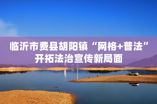 临沂市费县胡阳镇“网格+普法”开拓法治宣传新局面