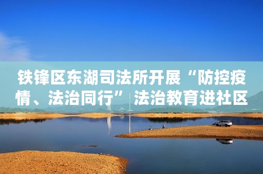 铁锋区东湖司法所开展“防控疫情、法治同行” 法治教育进社区活动