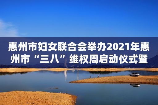 惠州市妇女联合会举办2021年惠州市“三八”维权周启动仪式暨护苗行动主题宣传活动