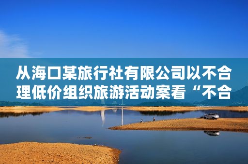 从海口某旅行社有限公司以不合理低价组织旅游活动案看“不合理低价游”