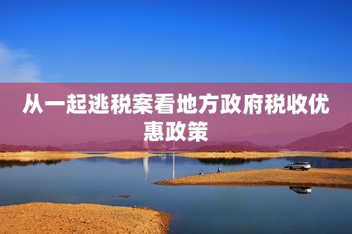 从一起逃税案看地方政府税收优惠政策