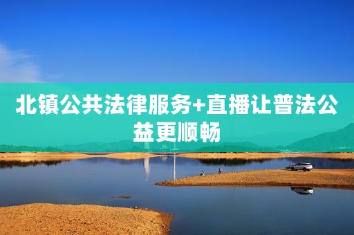 北镇公共法律服务+直播让普法公益更顺畅