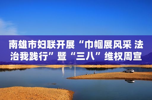 南雄市妇联开展“巾帼展风采 法治我践行”暨“三八”维权周宣传咨询活动