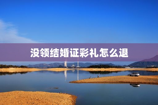 没领结婚证彩礼怎么退