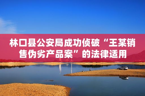 林口县公安局成功侦破“王某销售伪劣产品案”的法律适用